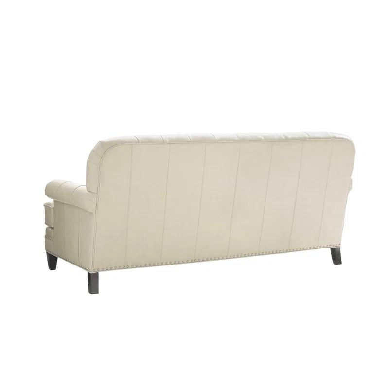 Oyster Bay Hillstead Leather Settee