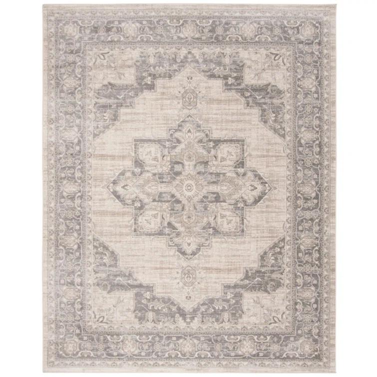 Kelly Clarkson Home Cardy Oriental Cream/Gray Area Rug & Reviews | Wayfair