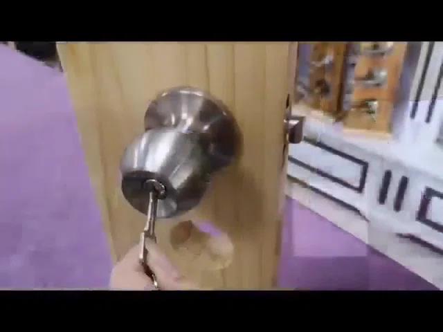 Complete Entry Knob Set with Single Cylinder Deadbolt