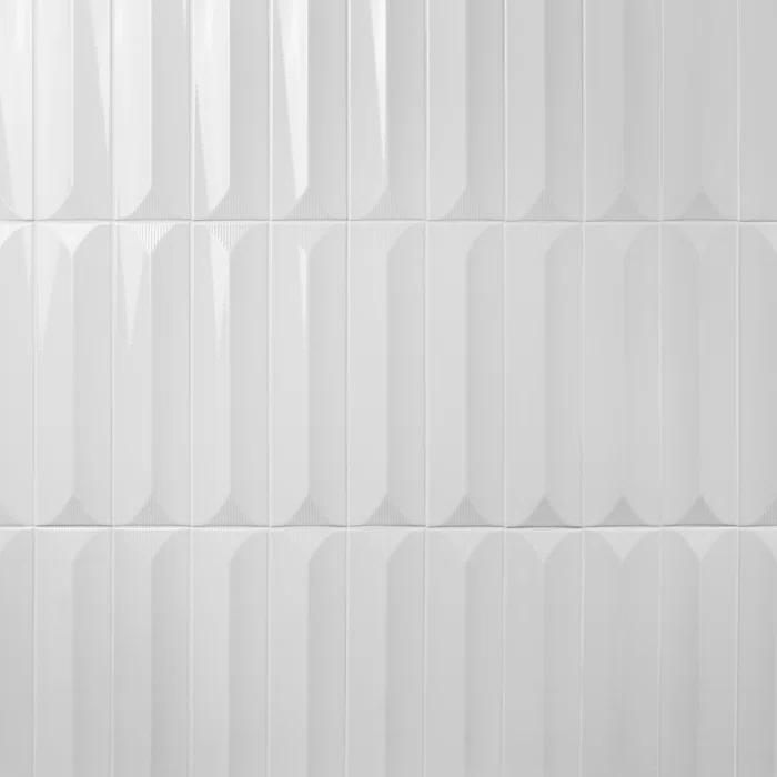 Radiant Inflex 4.43'' W x 17.62'' L Crackled Ceramic Subway Wall Tile (6.53 Sq. Ft. / Case)