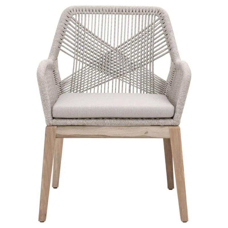 London Indoor / Outdoor Dining Arm Chair - Taupe