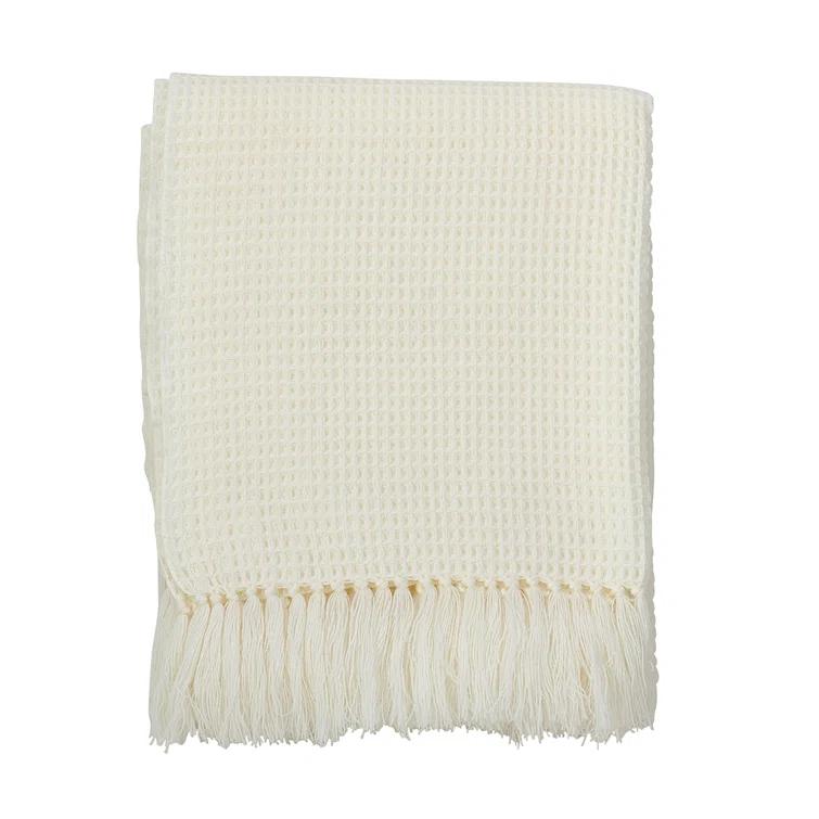 Saro Sevan Collection Hand Woven Throw Blanket