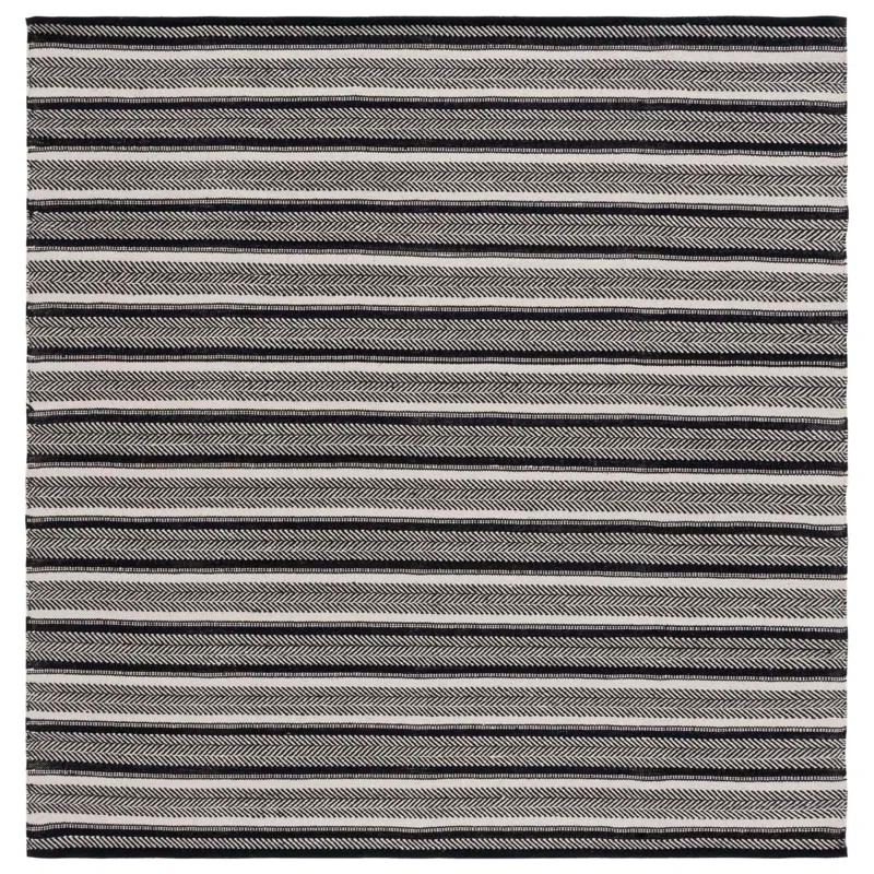Annia Flat Weave Cotton Striped Rug