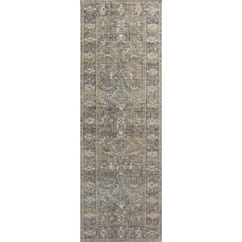 Rosemarie Rug by Chris Loves Julia x Loloi - Sand and Lagoon / 2'7" x 10' Runner