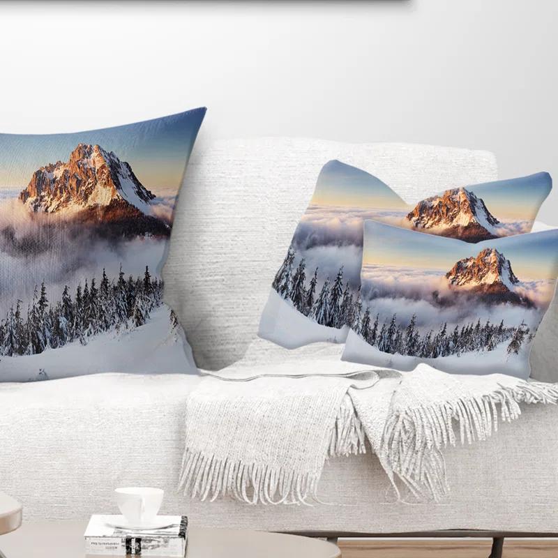 Design Art Reversible Throw Pillow