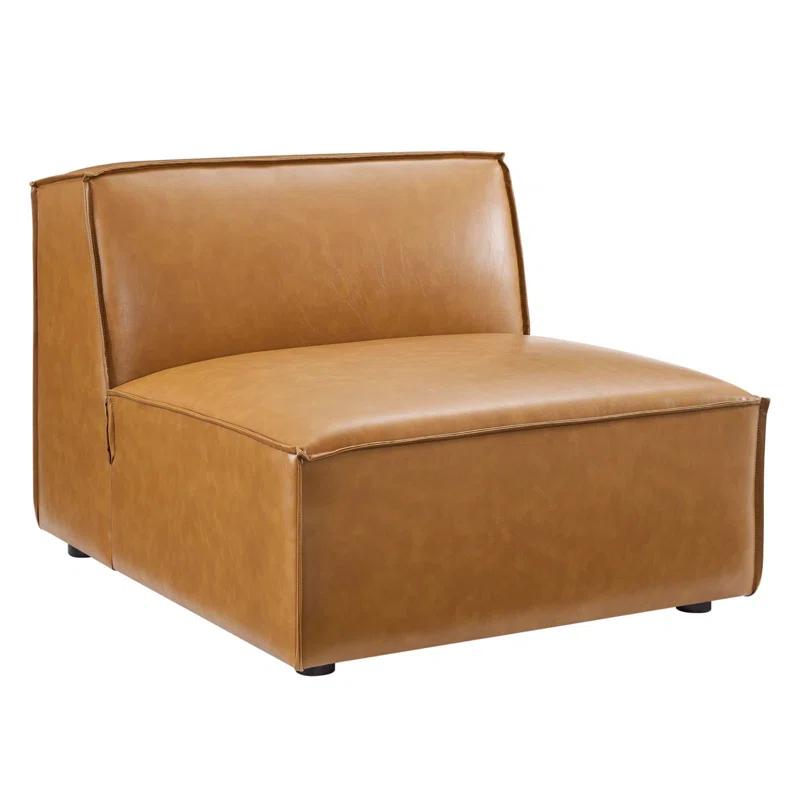 Modway Modway Restore 6-Piece Vegan Leather Sectional Sofa