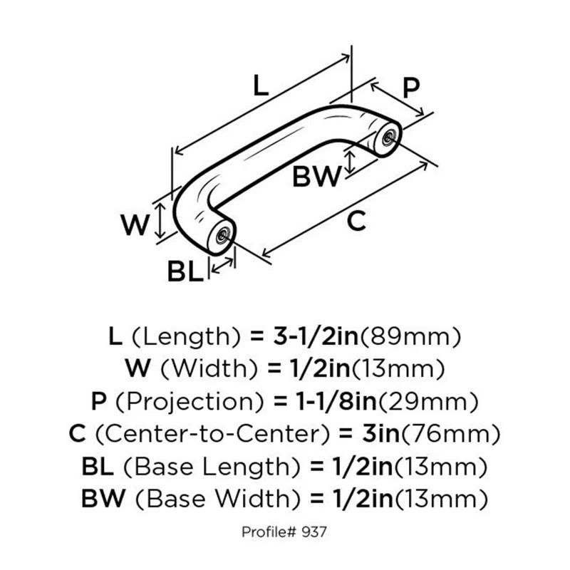 Amerock Allison 3" Center to Center Bar Pull