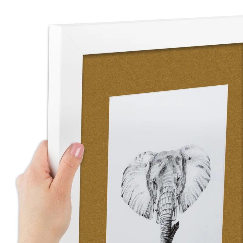 ArtToFrames Wood Matte Picture Frame with Mat