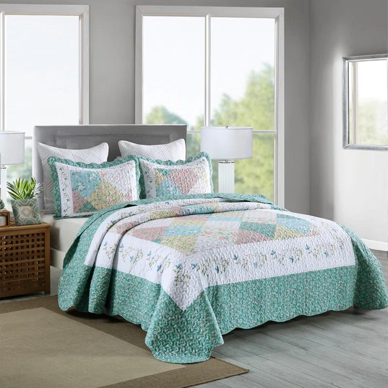 MarCielo BYLily2022 Floral Quilt Set