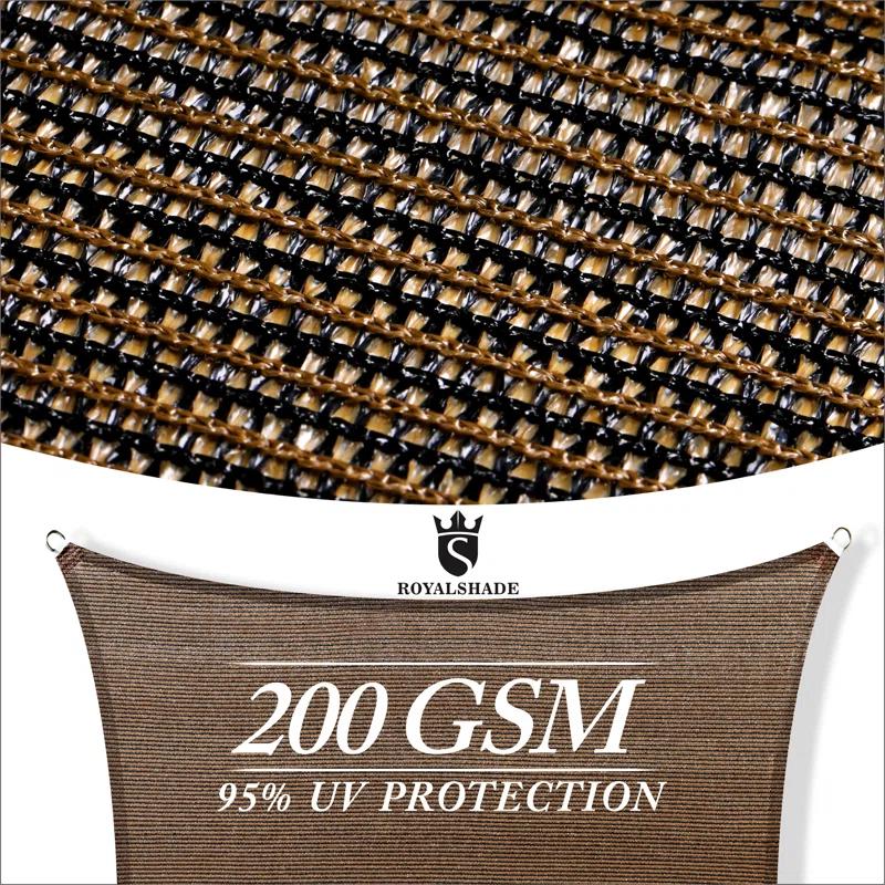 Royal Shade Royal Shade Rectangle 200 GSM Sun Shade Sail
