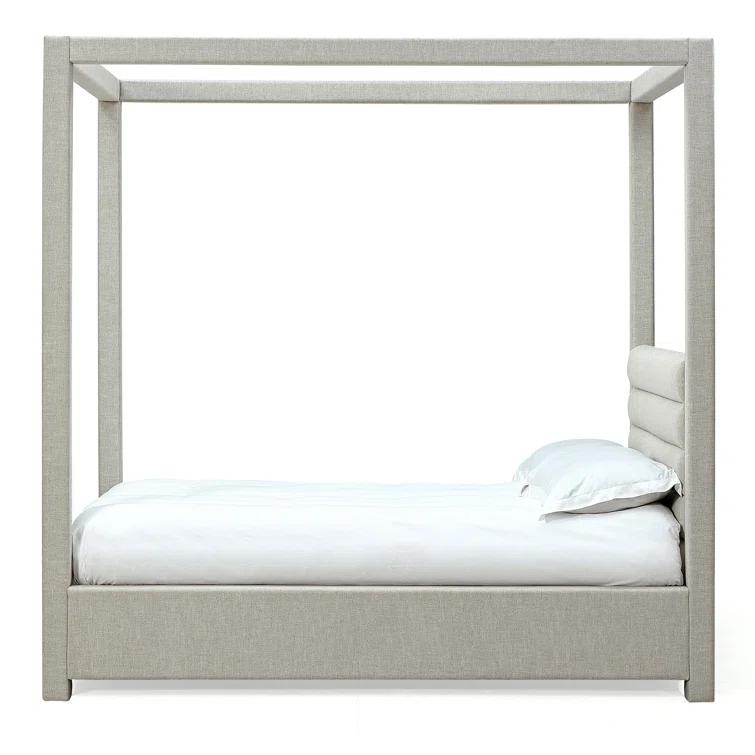 Herma Upholstered Canopy Bed