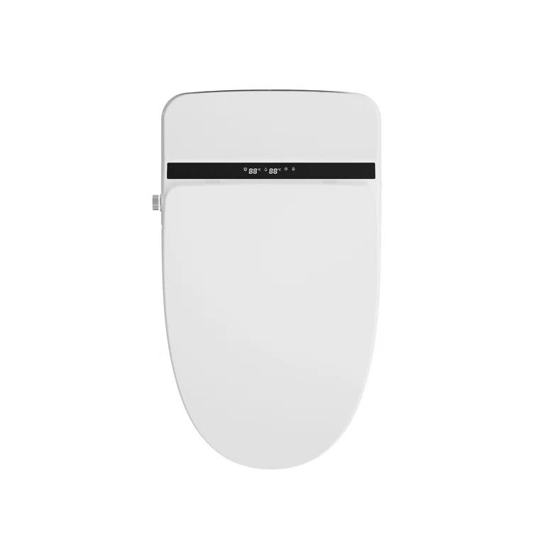 Vanity Art Elongated Smart Toilet Bidet with Auto Flush, Heated Seat, Air Drying, Remote Control, LED Display VAST68G