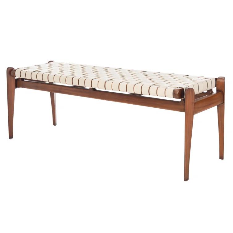 Kenan Genuine Leather Bench