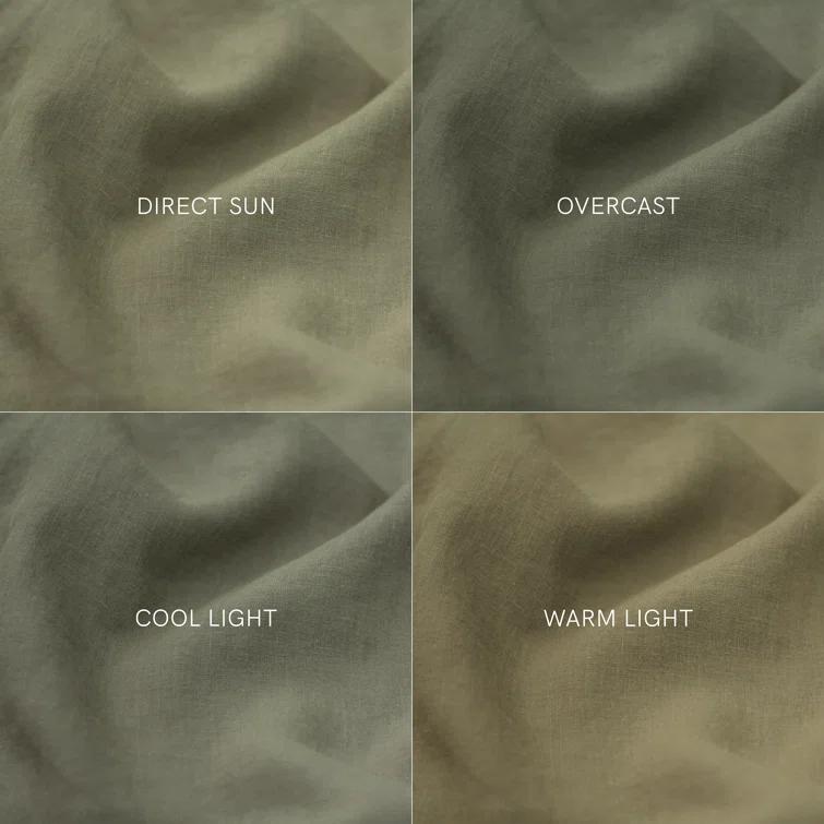 French Linen Box Stitch Quilt & Sham Set