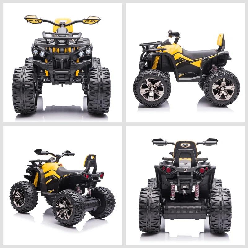 Aosom 12 Volt 1 Seater All-Terrain Vehicles Battery Powered Ride On