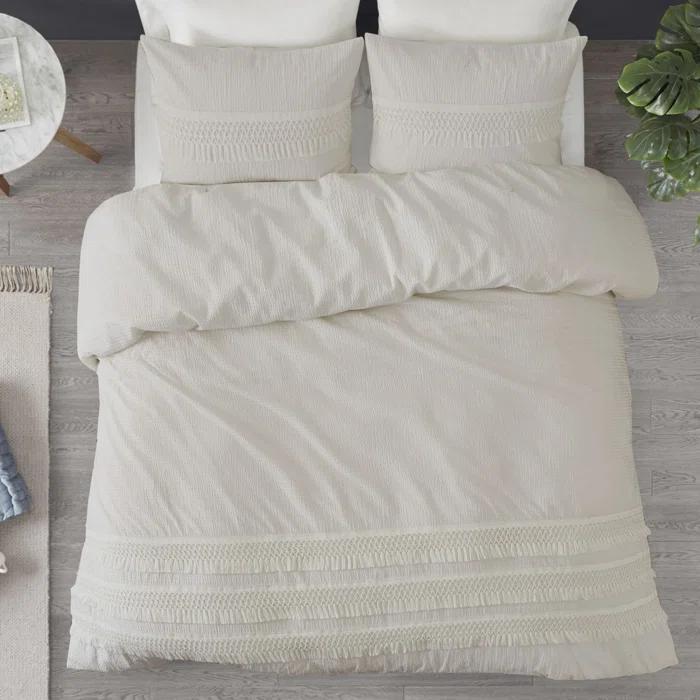Kelly Clarkson Home Hugo Cotton Seersucker Duvet Cover Set