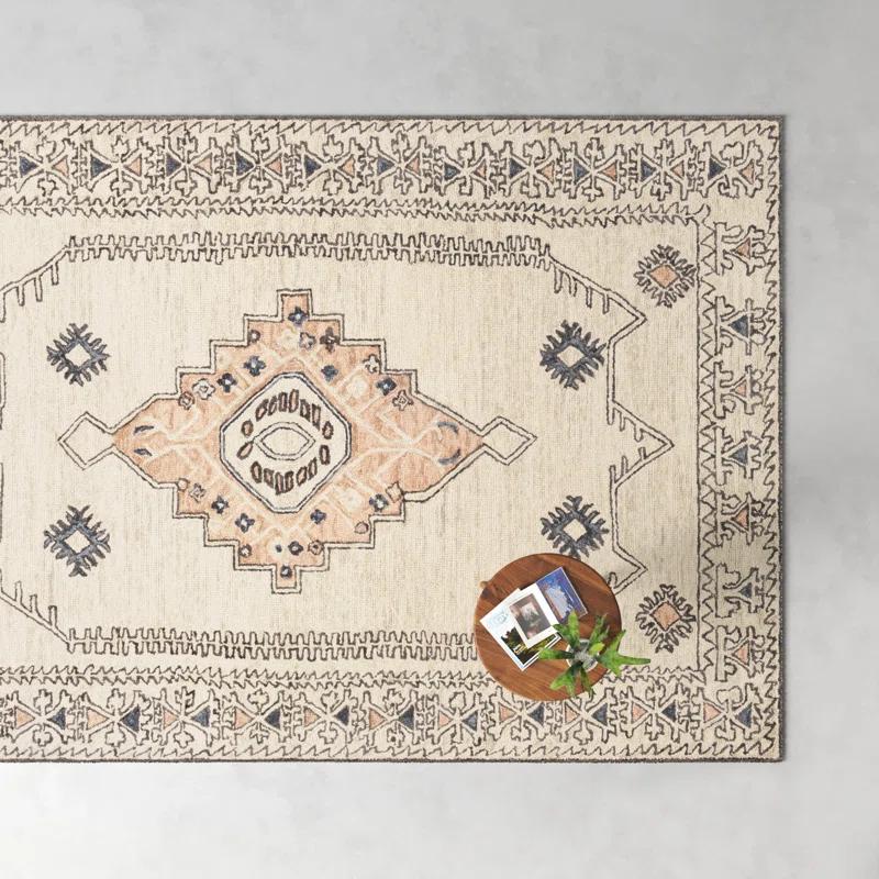 Moore Wool Beige/Ivory/Gray Rug