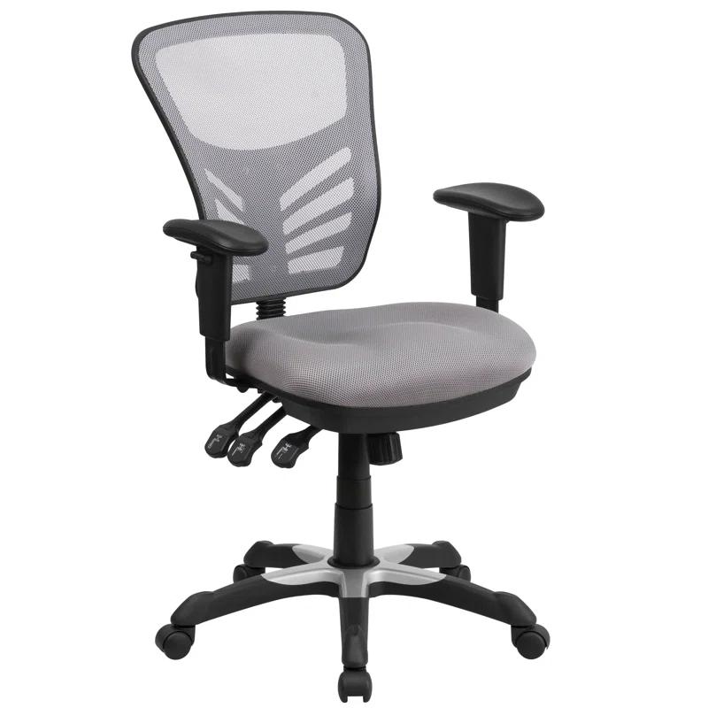 Flash Furniture Siyer Mid-Back Mesh Ergonomic Office Chair with Adjustable Arms by Flash Furniture