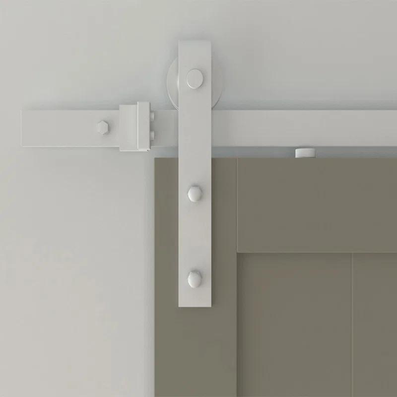 Quiet Glide 6.6 Ft. Soft Close Standard Single Barn Door Hardware Kit (Door Not Included)