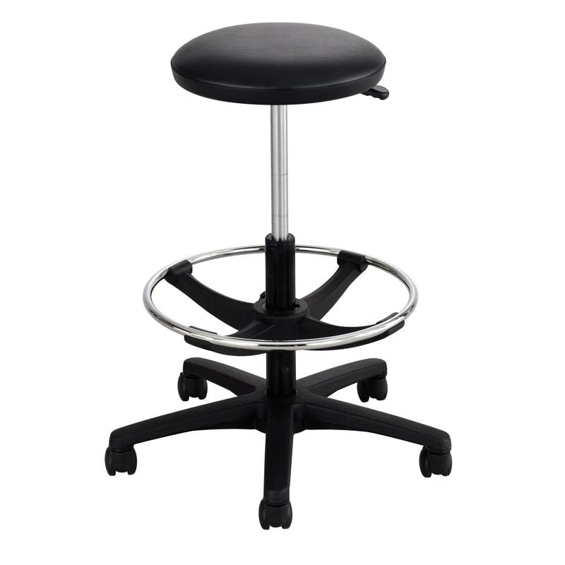 Safco Products Company Safco Diesel Series Industrial Stool w/Back, High Base