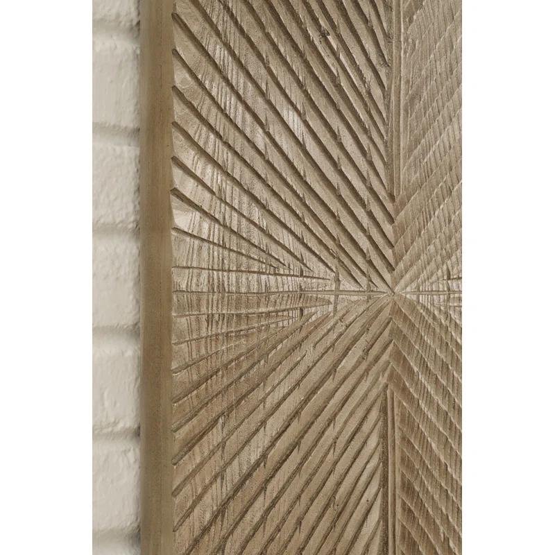 Millwood Pines Aseeb Abstract Wall Decor on Solid Wood