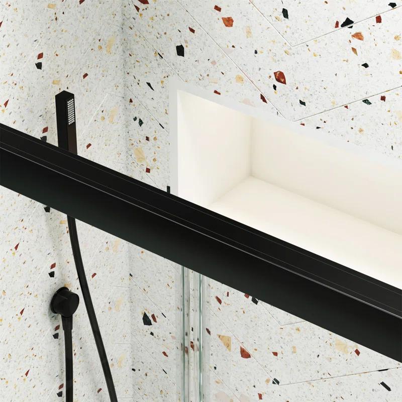 Bathtub Bypass Shower Door, Sliding Door, With 1/4" Tempered Glass