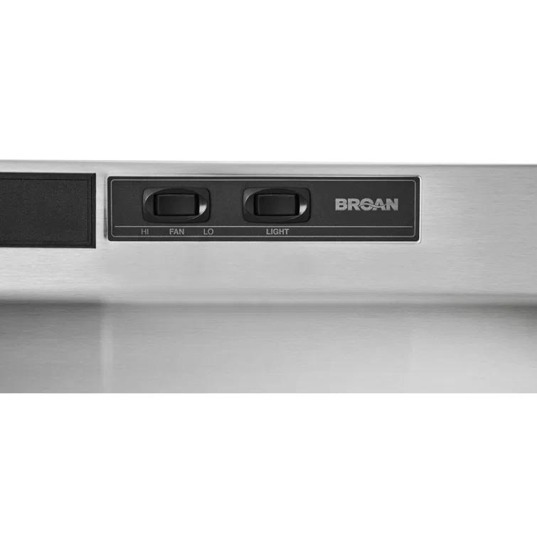 Broan NuTone Broan NuTone 30" Steel 160 CFM Convertible Under Cabinet Range Hood with Mesh Filter F403023