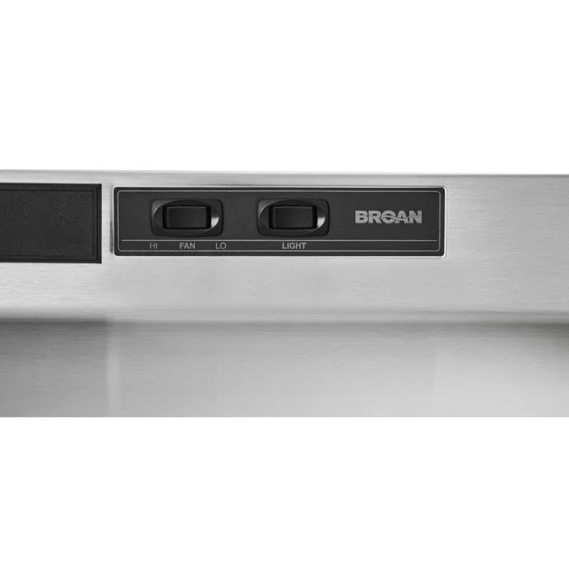 Broan NuTone Broan NuTone 30" Steel 160 CFM Convertible Under Cabinet Range Hood with Mesh Filter F403023