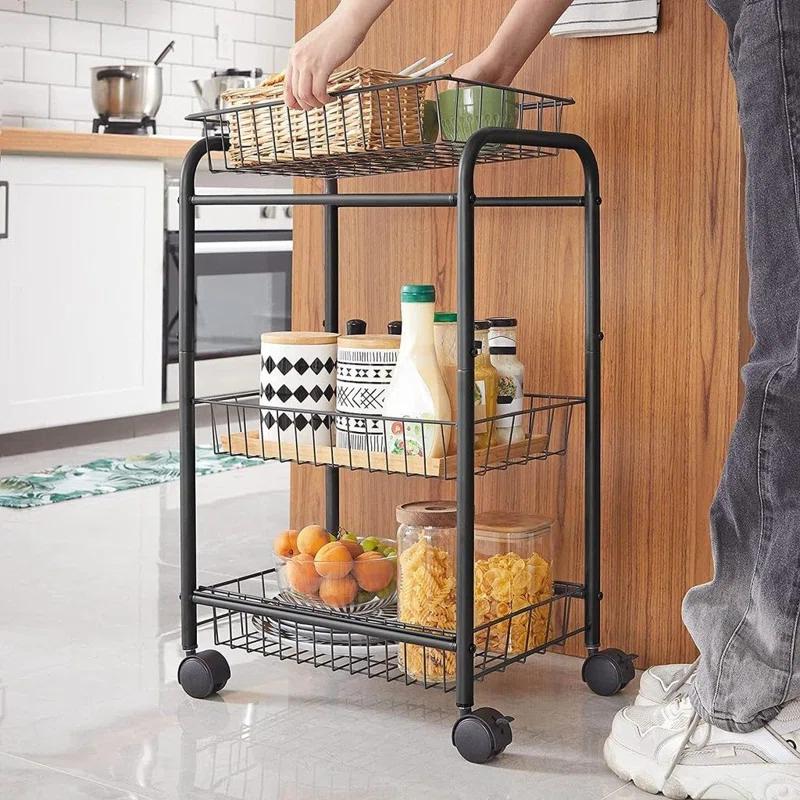 28.3'' H x 16.5'' W Utility Cart with Wheels