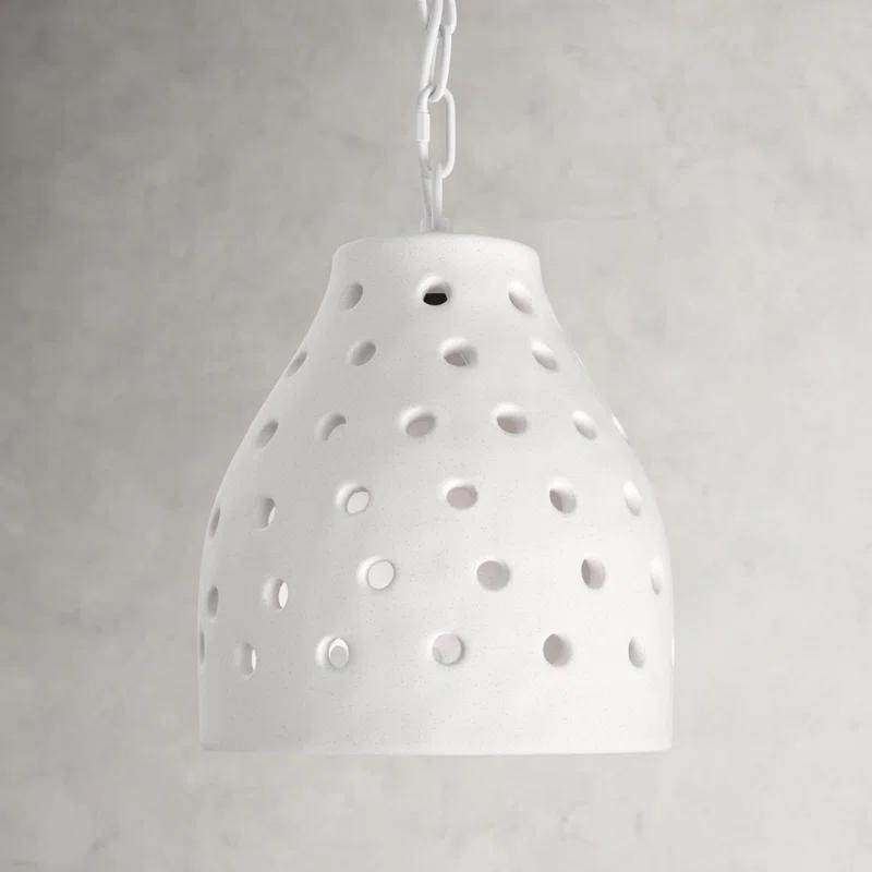 Pristina Single Light Ceramic Dimmable Pendant