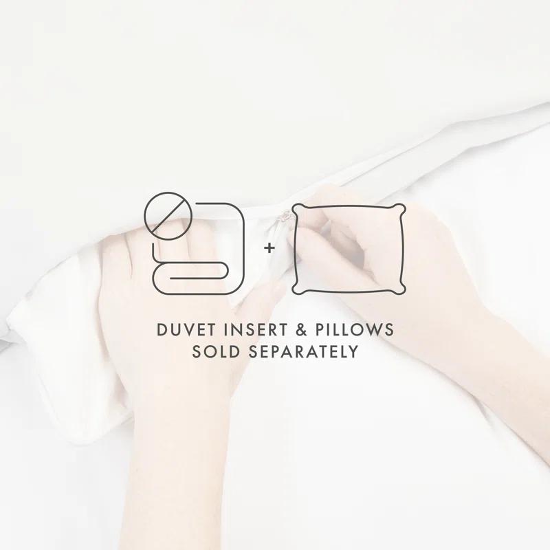 Becky Cameron Pinch Pleat Textured Duvet Cover Set