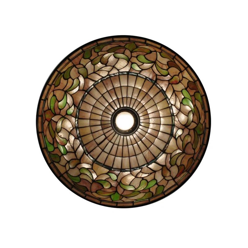 Meyda Tiffany & Stained Glass 1 - Light Mahogany Bronze Single Pendant
