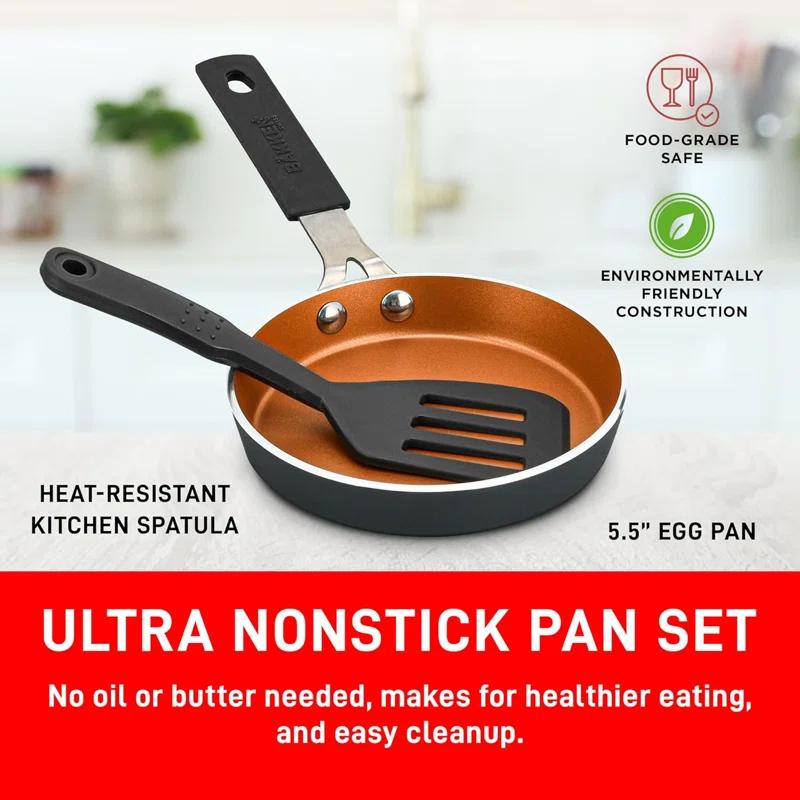 Lifemaster Lifemaster Steel Non-Stick Skillet with Lid