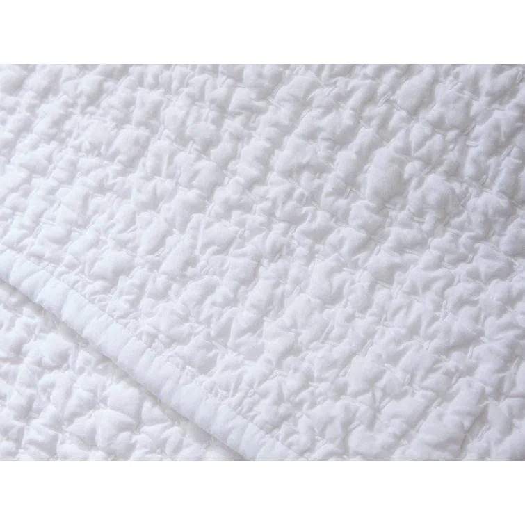 Coyuchi Pebbled Handstitched Organic Quilt