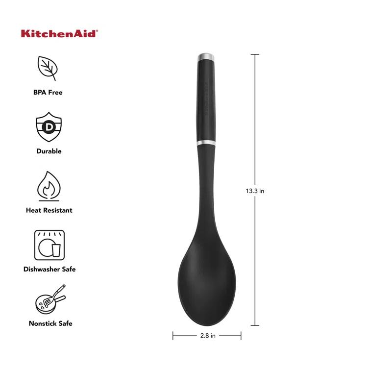 KitchenAid® Kitchenaid Classic Basting Spoon, One Size, Black