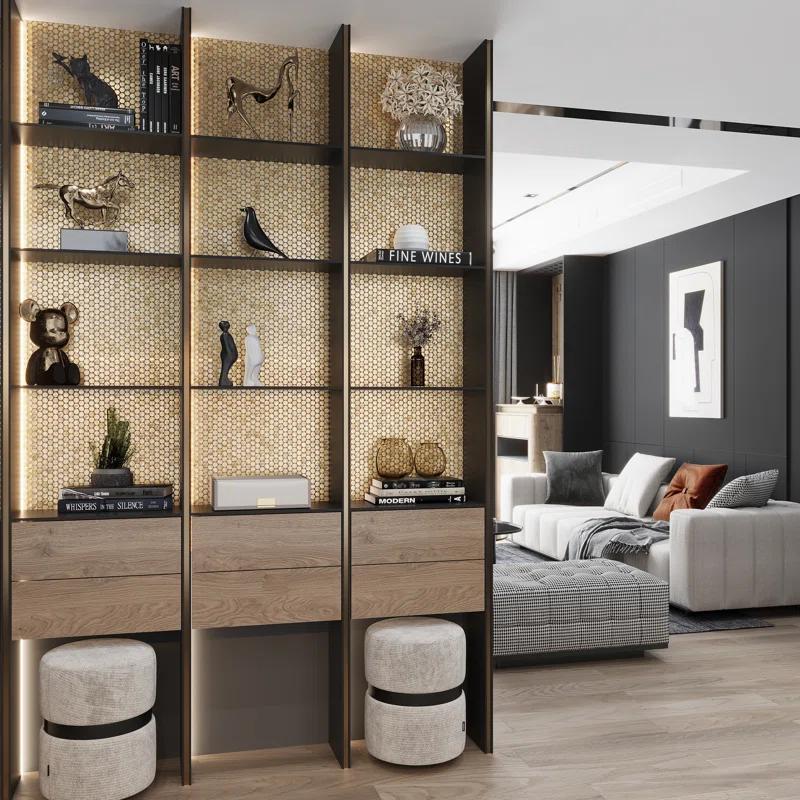 Apollo Tile 12.2" x 12.2" Glass Penny Round Mosaic Wall & Floor Tile