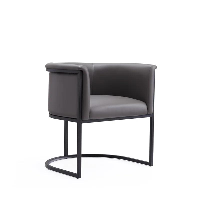 Ceets Bali Saddle And Black Faux Leather Dining Chair (Set Of 2) (Set of 2)