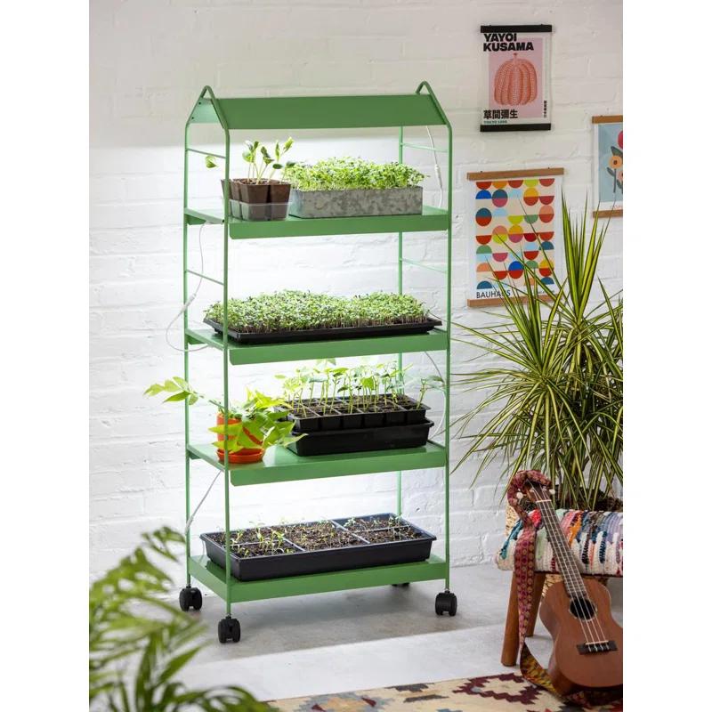 Gardener's Supply Company Agie LED Grow Light Standing Shelf
