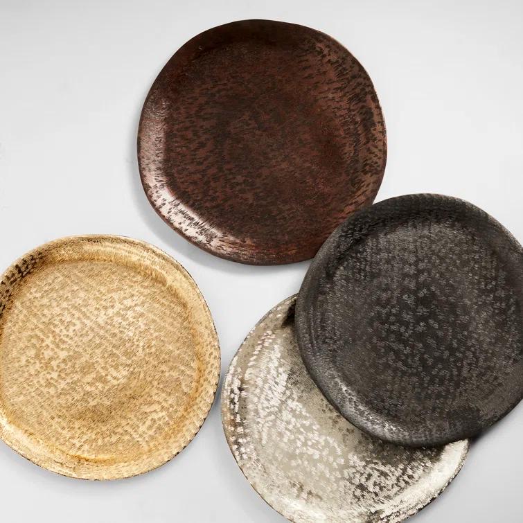 Zadia Brushed Metal Charger Plate (Set of 4)