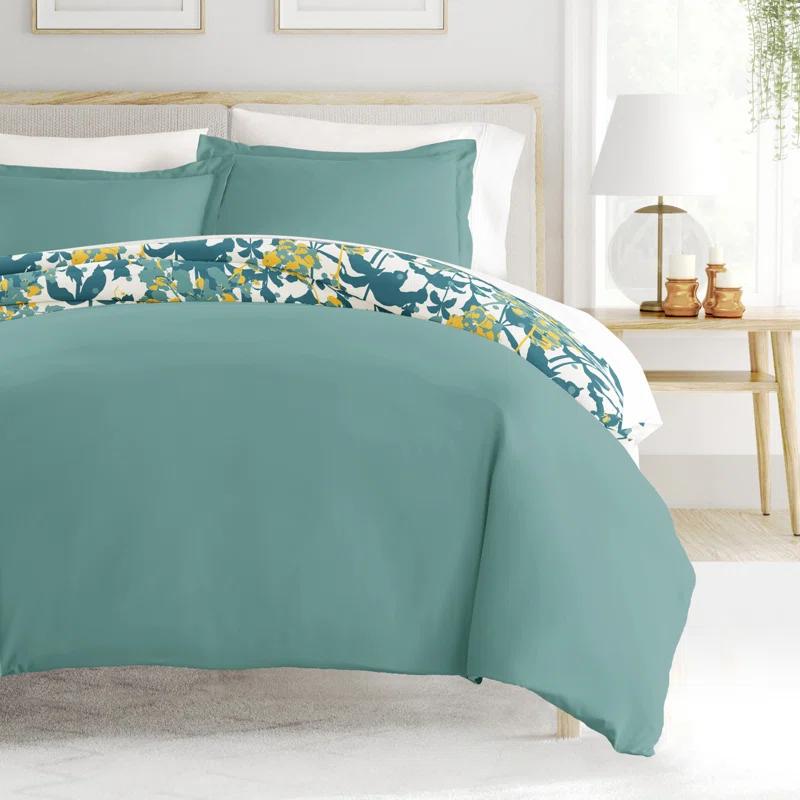 Becky Cameron Duvet Cover Set Boho Flower Reversible