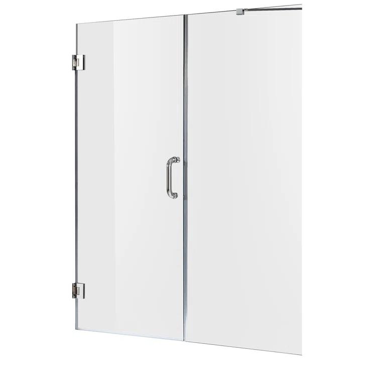 Consort 72" H Hinged Frameless Shower Door