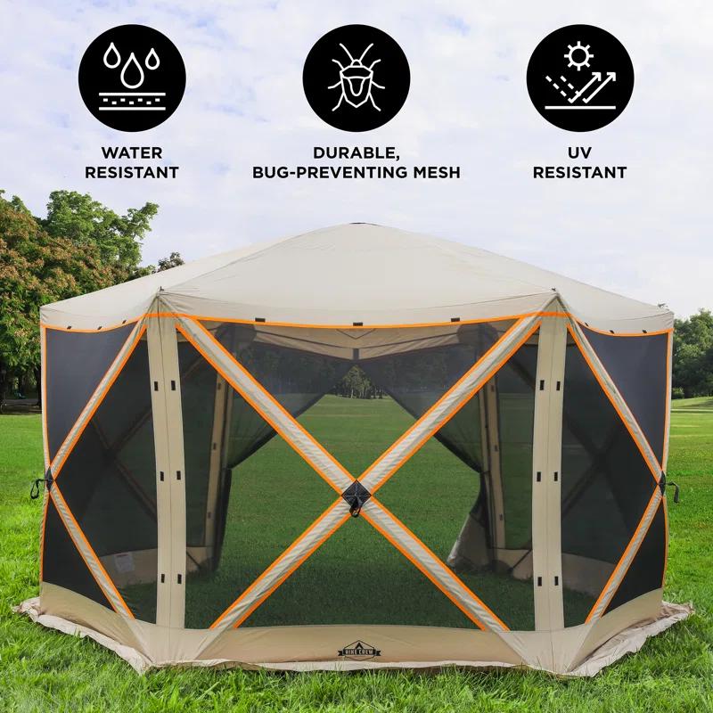 Hike Crew 12 Ft. W x 12 Ft. D Fiberglass Pop-Up