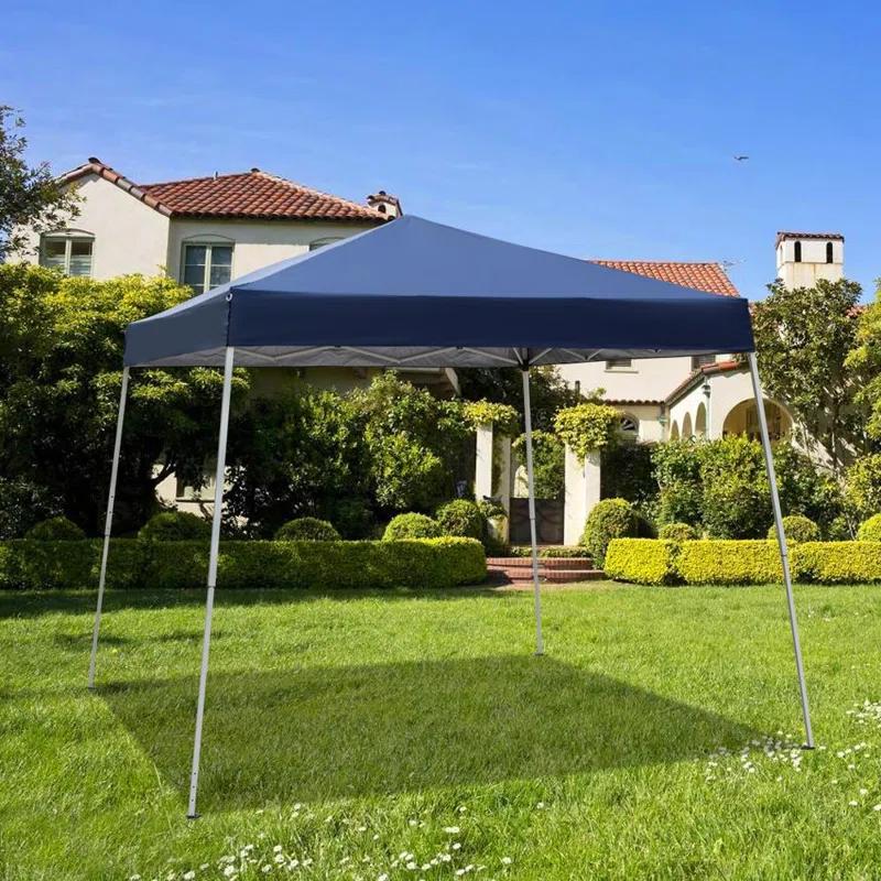 10 Ft. W x 10 Ft. D Steel Pop-Up Canopy