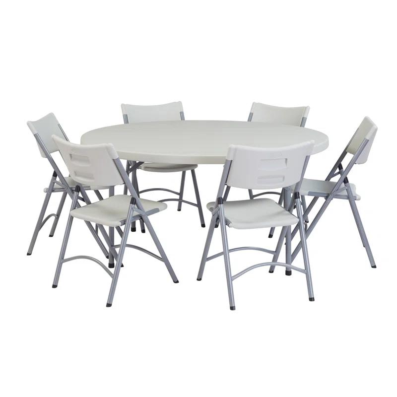 National Public Seating 60'' Circular Portable Banquet Table