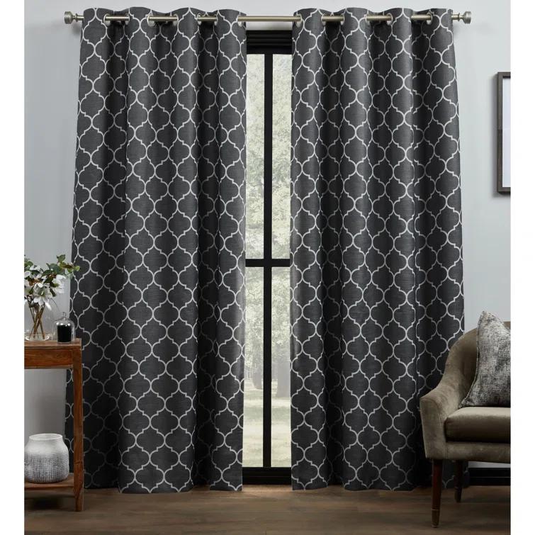Red Barrel Studio® Milagros Polyester Blackout Curtain Pair (Set of 2)