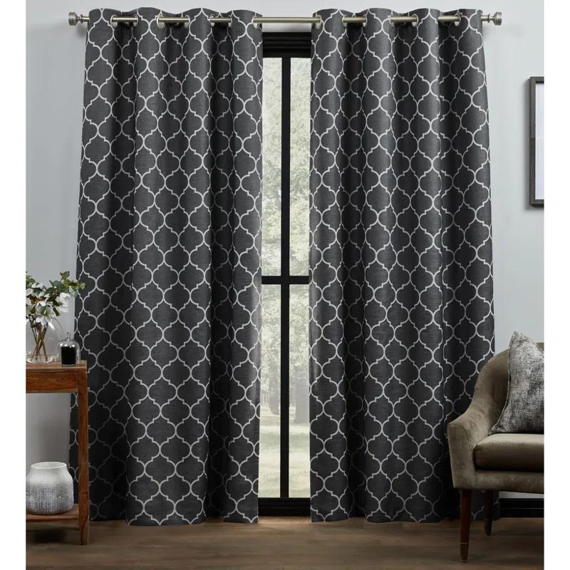 Red Barrel Studio® Milagros Polyester Blackout Curtain Pair (Set of 2)