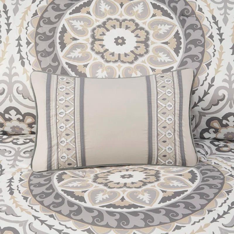 510 Design Estrin 9 PC Comforter Set with Cotton Bed Sheets
