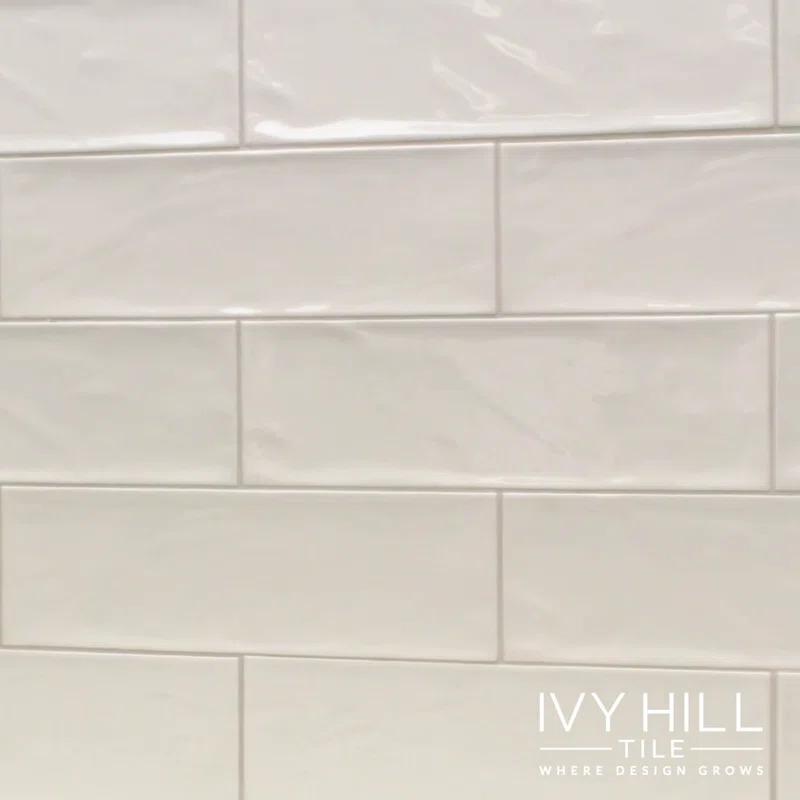 Bond Tile Pacific 12" x 4" Ceramic Bullnose Wall Tile Trim