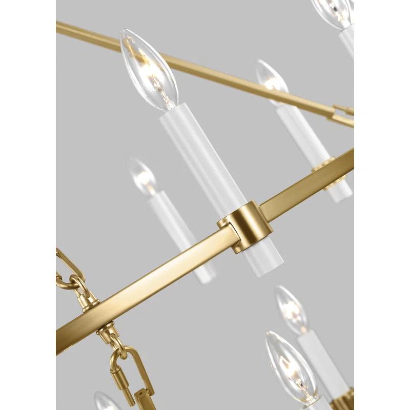 Birch Lane™ Annabel 20 - Light Dimmable Wagon Wheel Chandelier