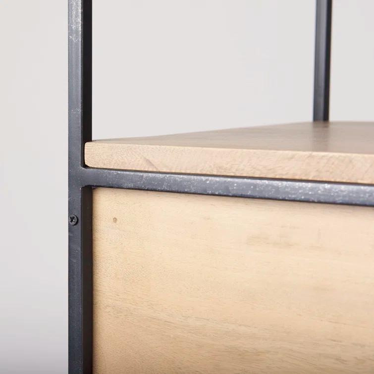 Sagan Narrow Etagere Bookcase